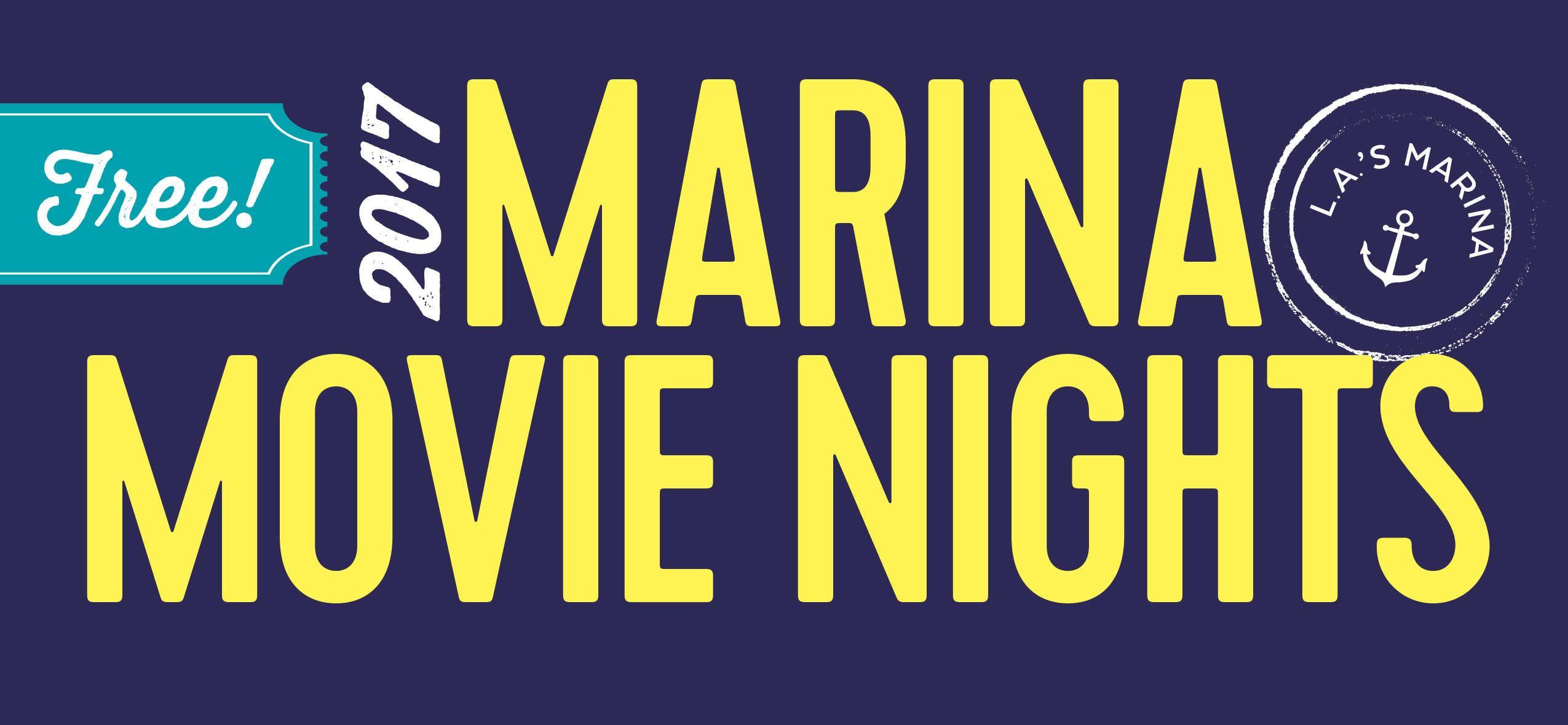 Marina Movie Nights schedule