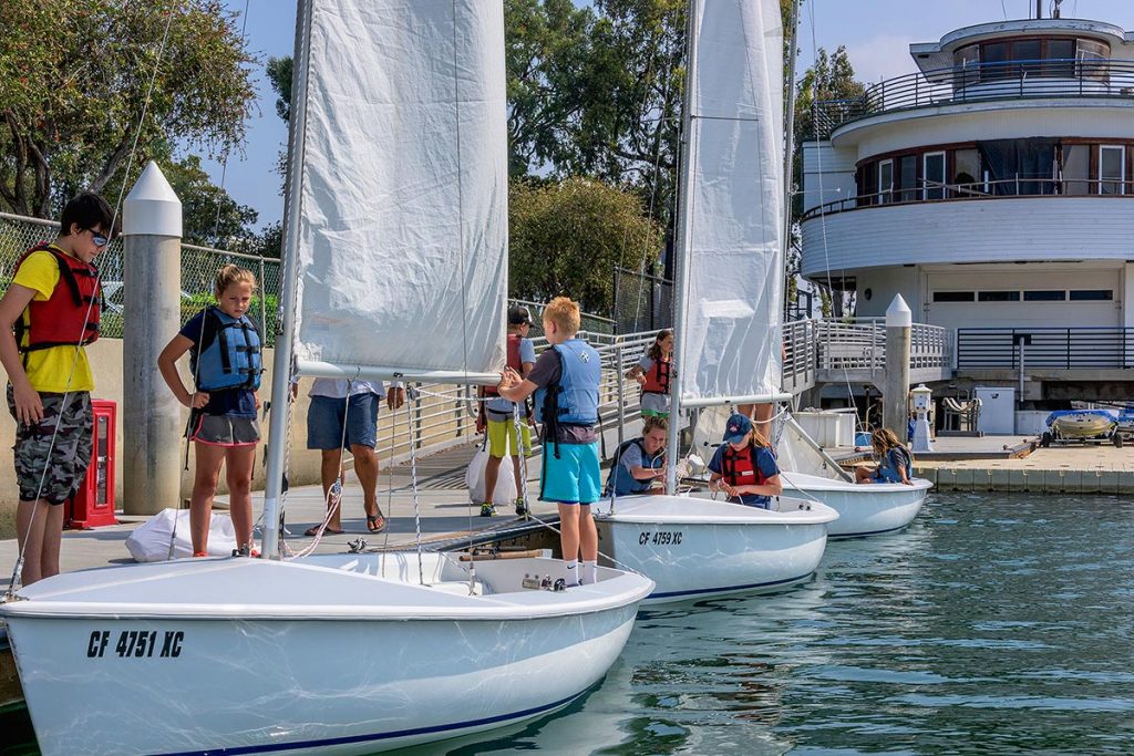 long beach yacht club sailing camp