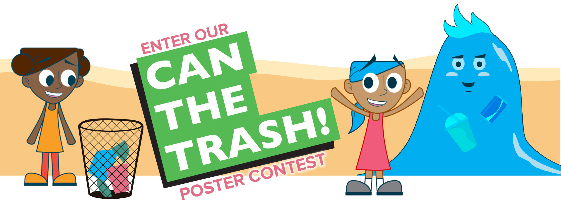 Can the Trash Clean Beach poster contest