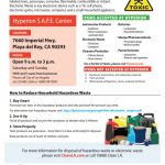 Household Hazardous Waste Flyer in Marina del Rey