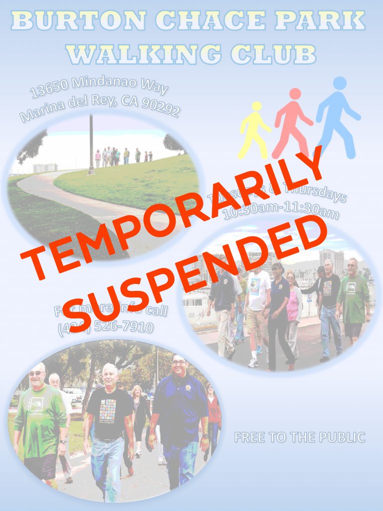 Walking Club TEMPORARILY SUSPENDED