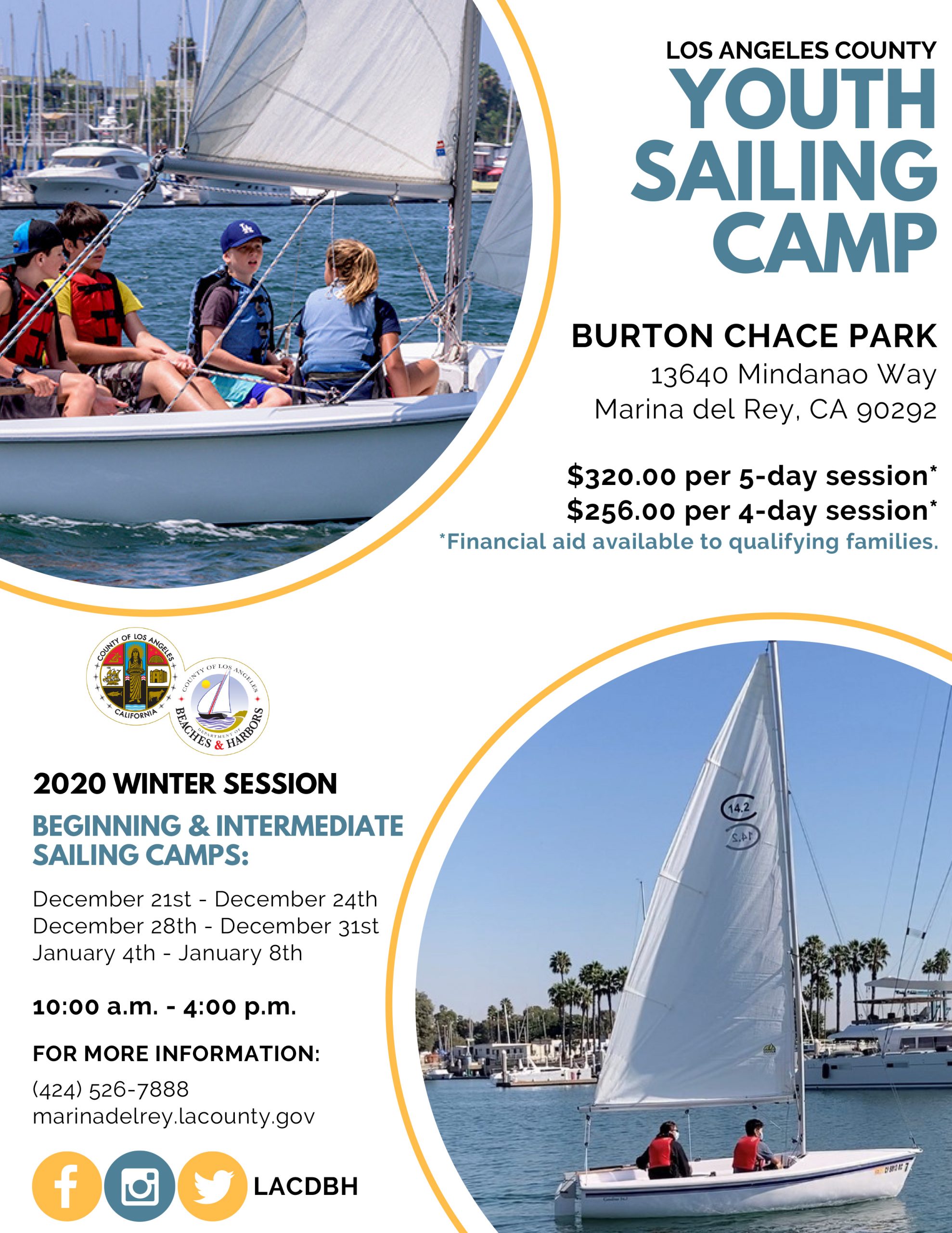 Marina del Rey Sailing Youth Camp Beaches & Harbors