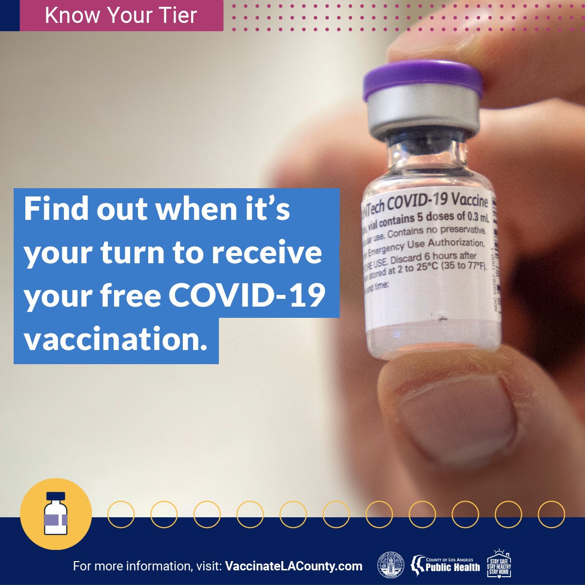 Covid Vaccine Tier flyer – Beaches & Harbors