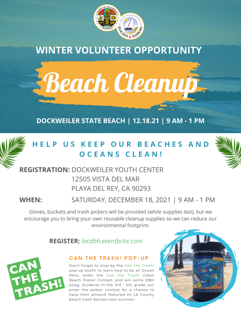 Dockweiler Beach Cleanup