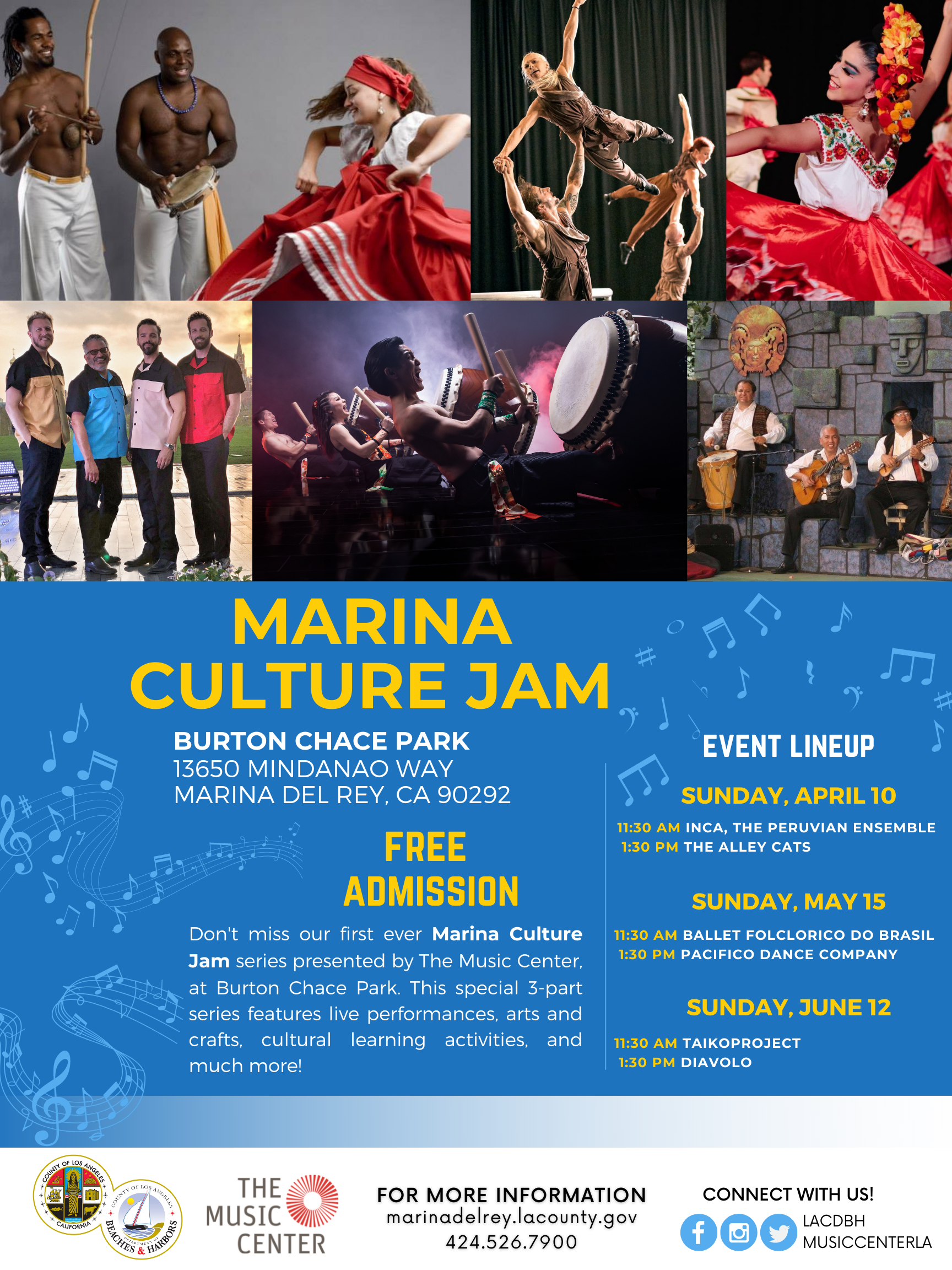 Marina Culture Jam Event Flier