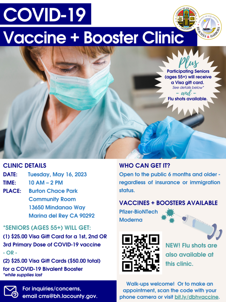 COVID-19 Vaccine and Booster Clinic (May)