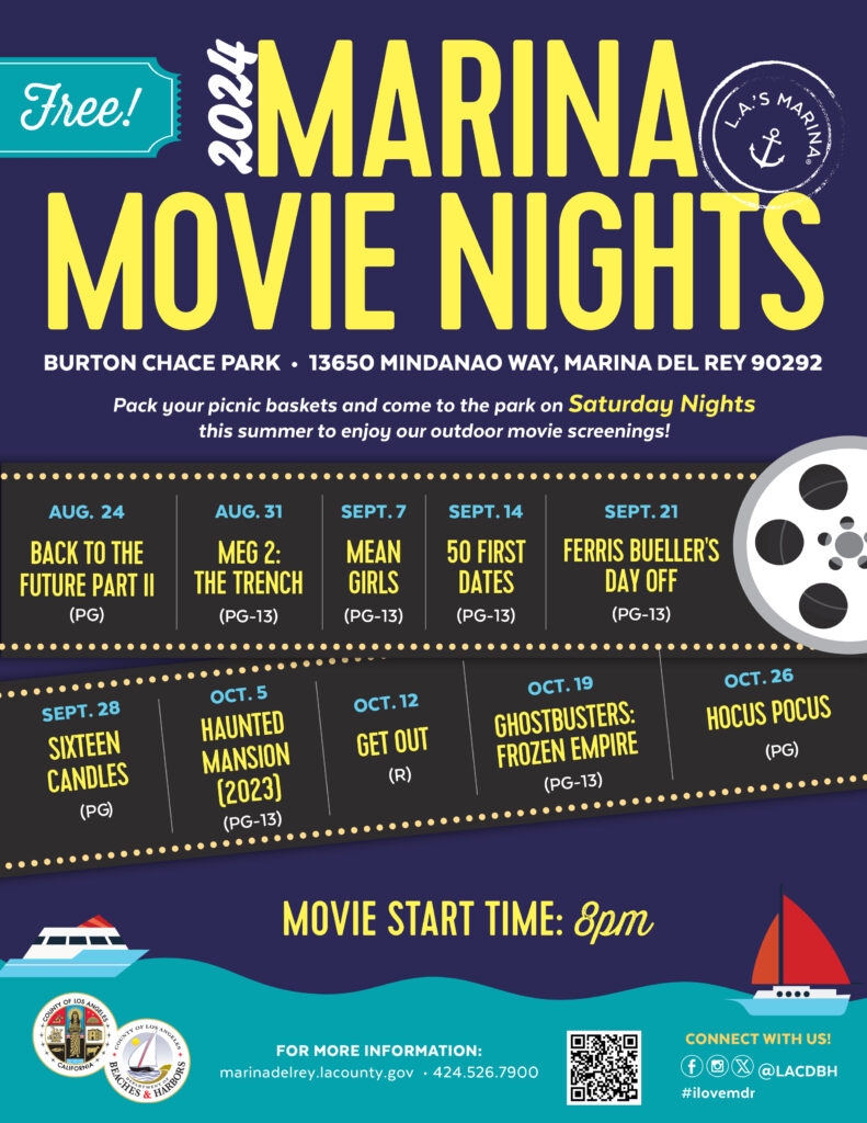 2024 Marina Movie Nights FLYER