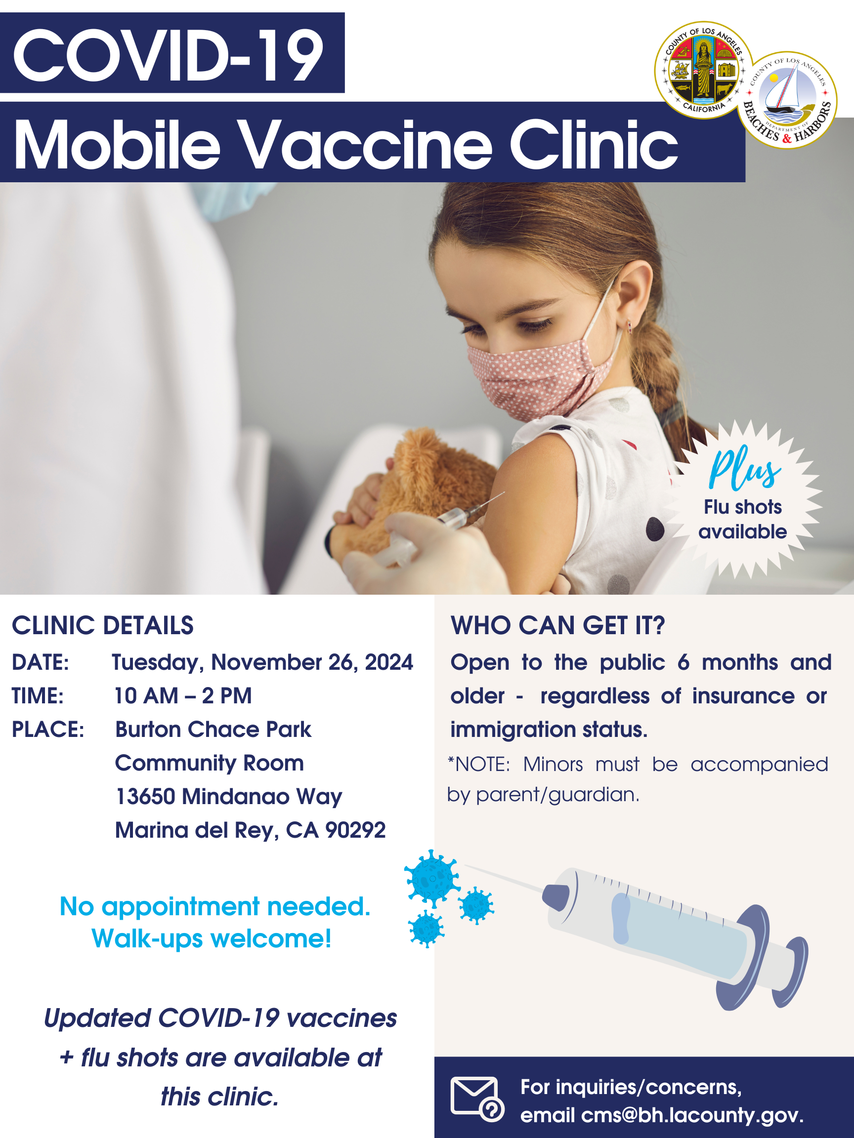 COVID-19 Vaccine Clinic (No Appointment)