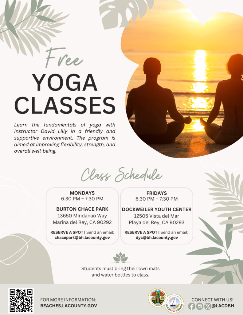 Flier for David Lilly Yoga Classes