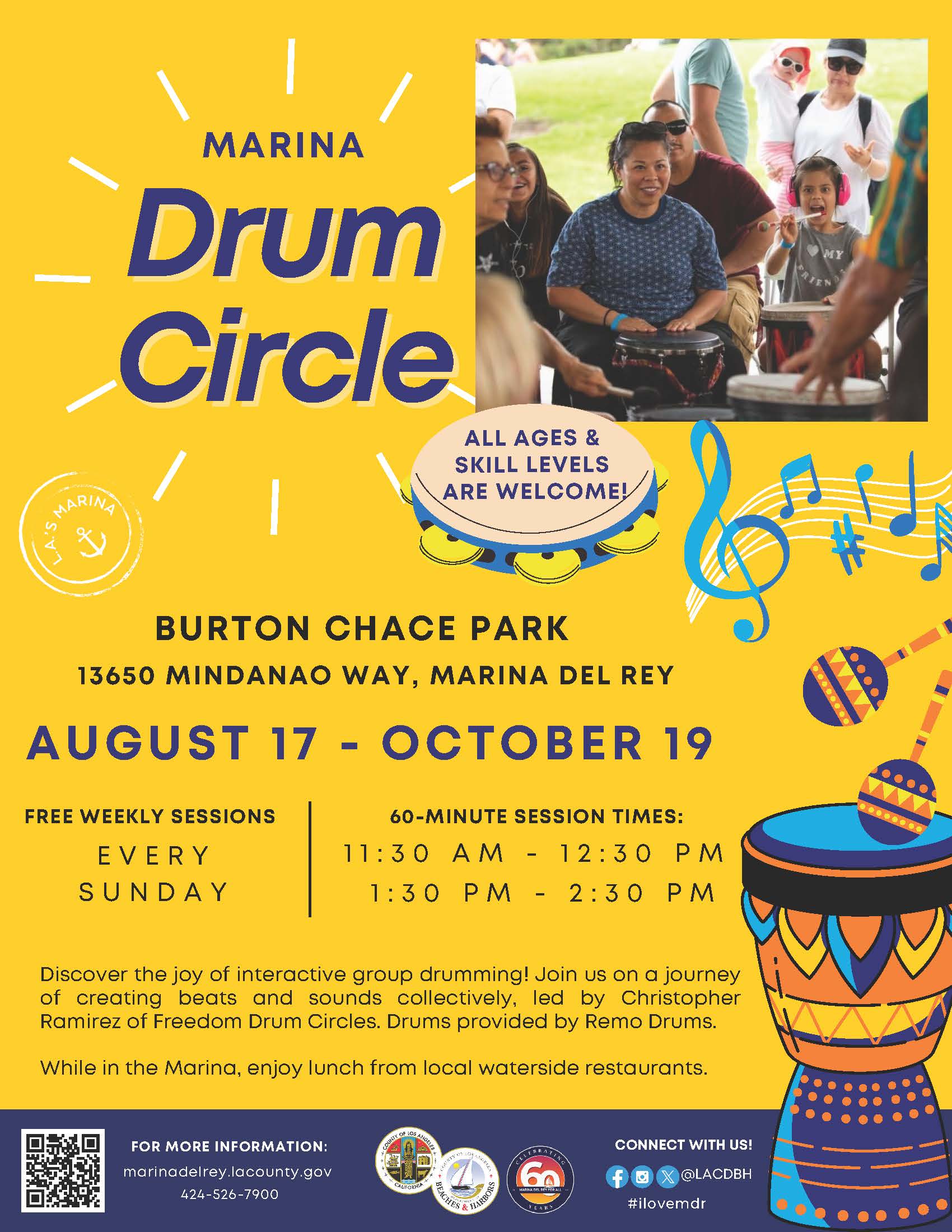Marina Drum Circle 2025