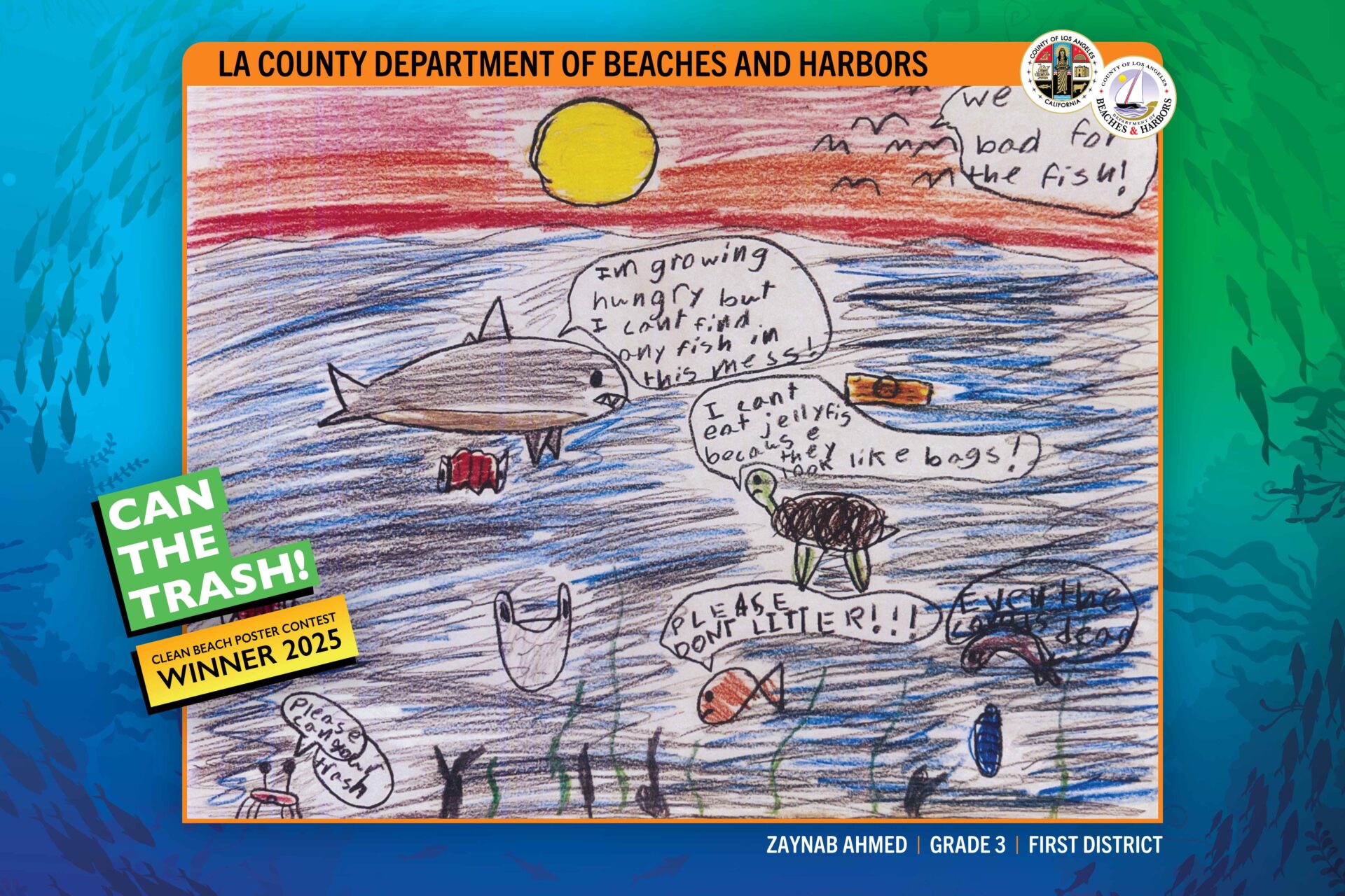 Can the Trash! Clean Beach Poster Contest | GALLERY – Beaches