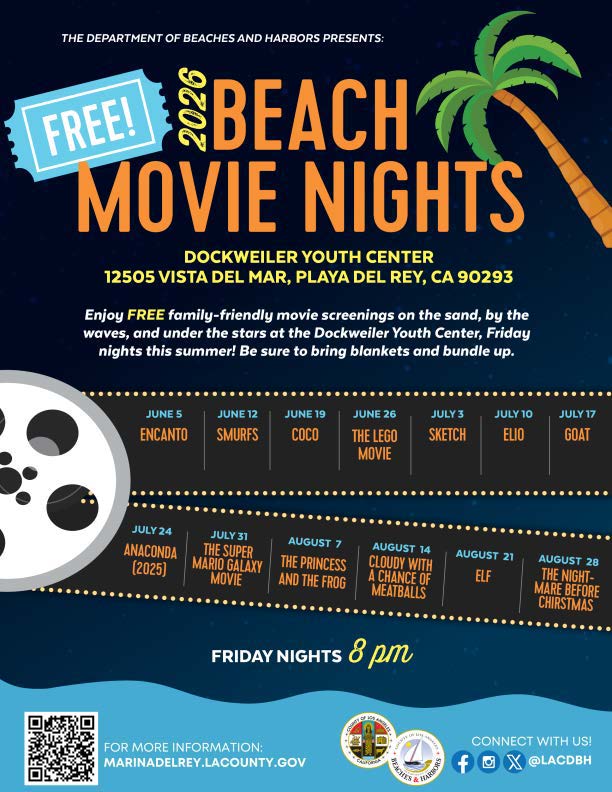 2026 Beach Movie Nights at DYC